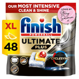 Finish Ultimate Plus All in One Lemon Dishwasher Tablets x48