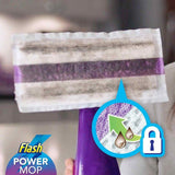 Flash Power Mop Multi-Surface Absorbing Pad Refills 8 per pack