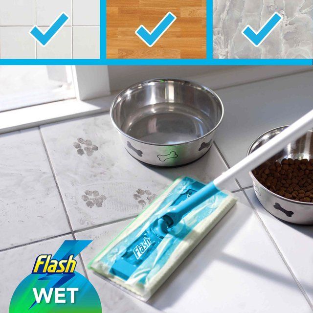 Flash Speed Mop Wet Cloth Multi-Surface Refills Wild Orchid 12 per pack