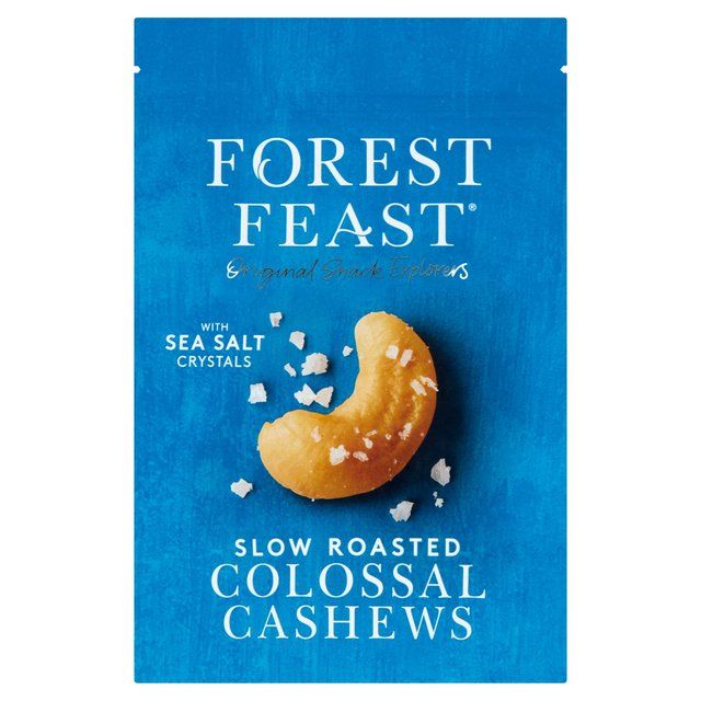 Forest Feast Slow Roast Sea Salt Colossal Cashews 120g