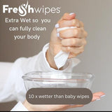 Freshwipes Body Wipes - Unscented 12 Wipes