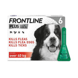 FRONTLINE Plus Flea & Tick Treatment XL Dog 40-60kg 6 per pack