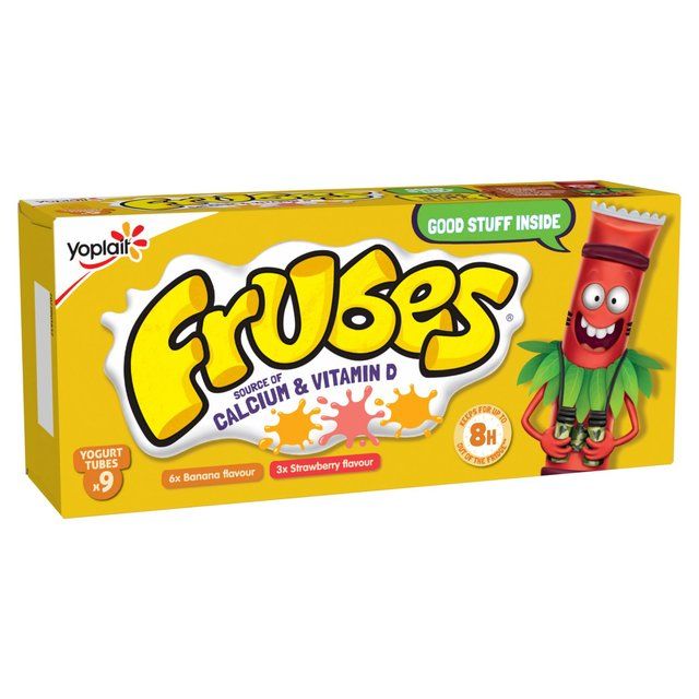 Frubes Kids Banana & Strawberry Yoghurt Tubes 9 x 37g