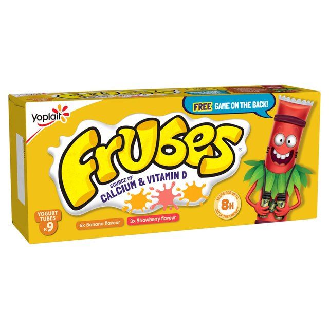Frubes Kids Banana & Strawberry Yoghurt Tubes 9 x 37g