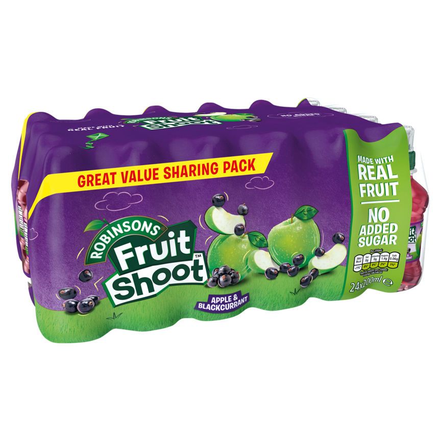 Fruit Shoot Apple & Blackcurrant Juice Drink No Added Sugar