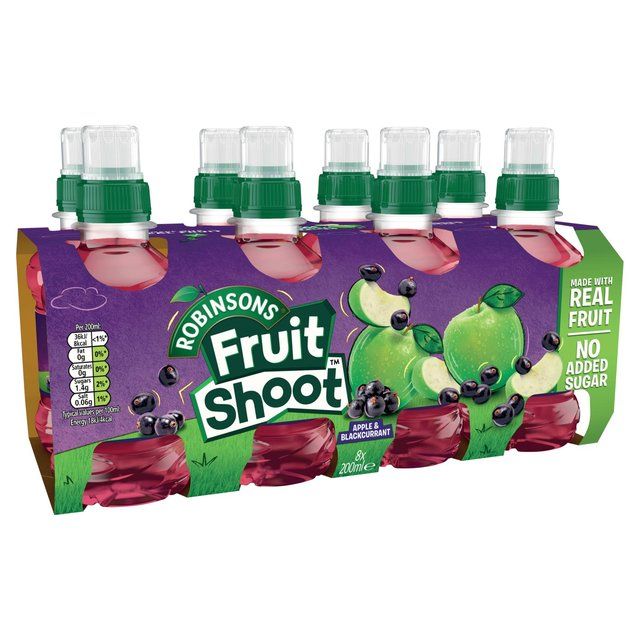 Fruit Shoot Blackcurrant & Apple No Added Sugar 8 x 200ml