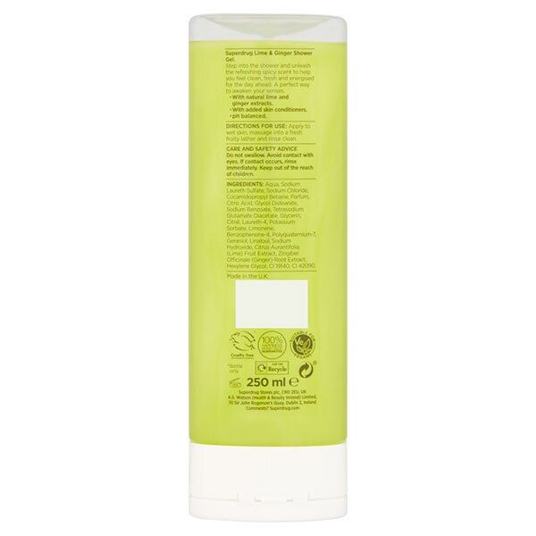 Fruity Lime & Ginger Shower Gel 250ml
