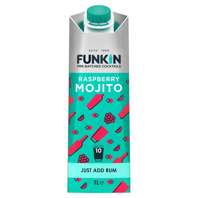 Funkin Raspberry Mojito Cocktail Mixer 1L