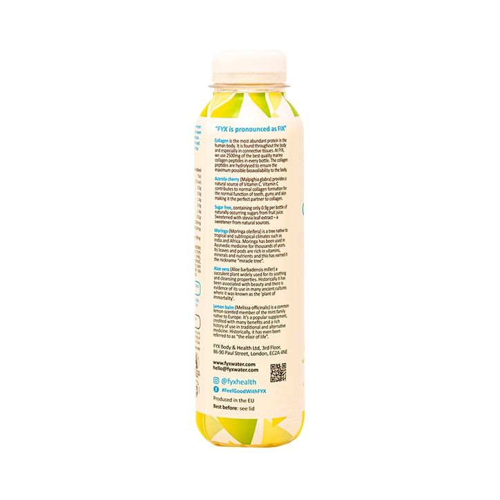 FYX Collagen Water Lemon & Lime 6x 400ml