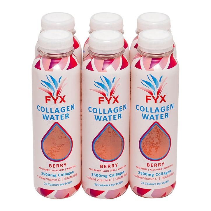 FYX Collagen Water Lemon & Lime 6x 400ml