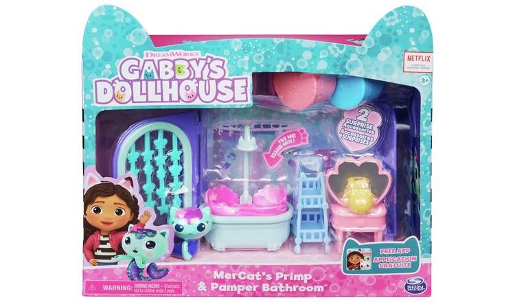 Gabby's Dollhouse Deluxe Room & Bathroom