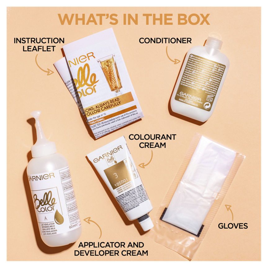 Garnier Belle Color 9.3 Light Honey Blonde Permanent Hair Dye