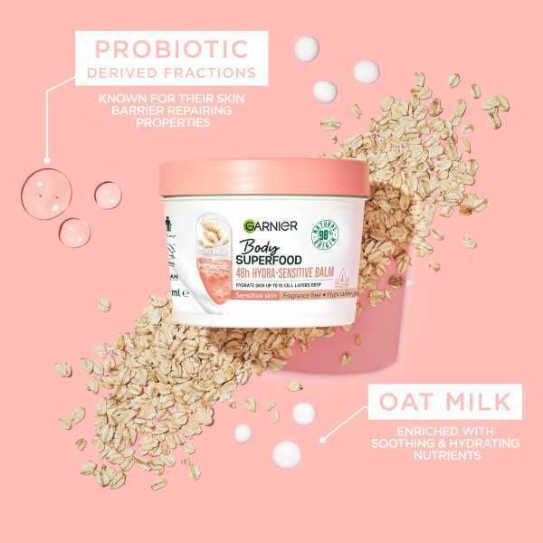 Garnier Body Superfood Sensitive Oat Milk & Probiotic 380Ml