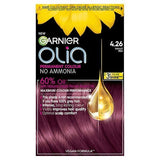 Garnier Olia 5.15 Frosted Chocolate Brown Permanent Hair Dye Rose Violet 4.26