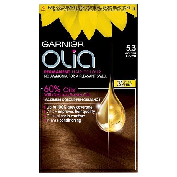Garnier Olia 5.15 Frosted Chocolate Brown Permanent Hair Dye Golden Brown 5.3