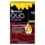 Garnier Olia 5.15 Frosted Chocolate Brown Permanent Hair Dye Intense Red 6.6