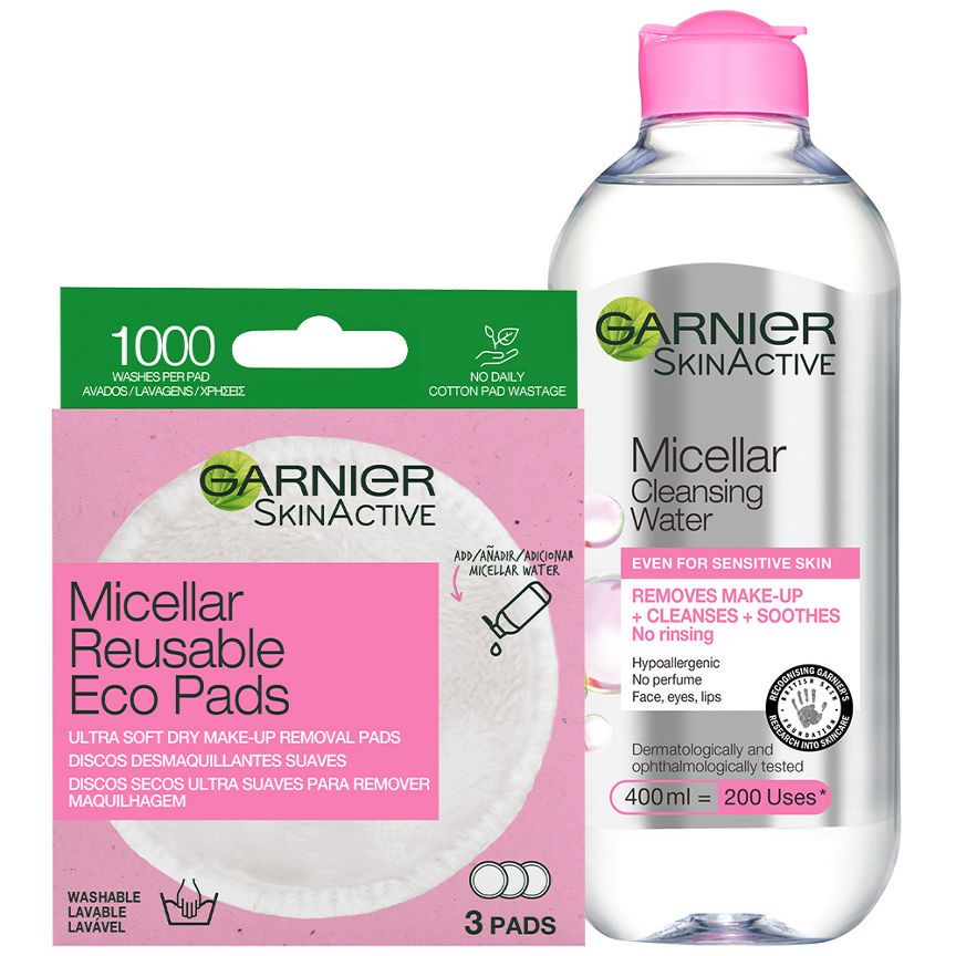 Garnier Skin Active Micellar Cleansing & Make-Up Removing Bundle