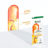 Garnier SkinActive Vitamin C Anti Fatigue Ampoule Sheet Mask 15g