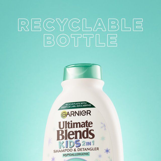 Garnier Ultimate Blends 2-in-1 Kids Oat Milk & Rice Cream No Tears Shampoo   250ml