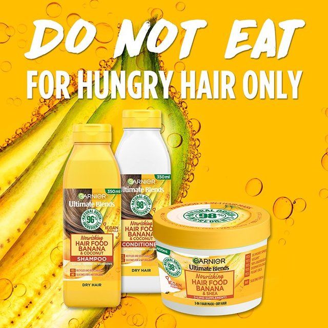 Garnier Ultimate Blends Hair Food Banana 3-in-1 Hair Mask Treatment 390ml