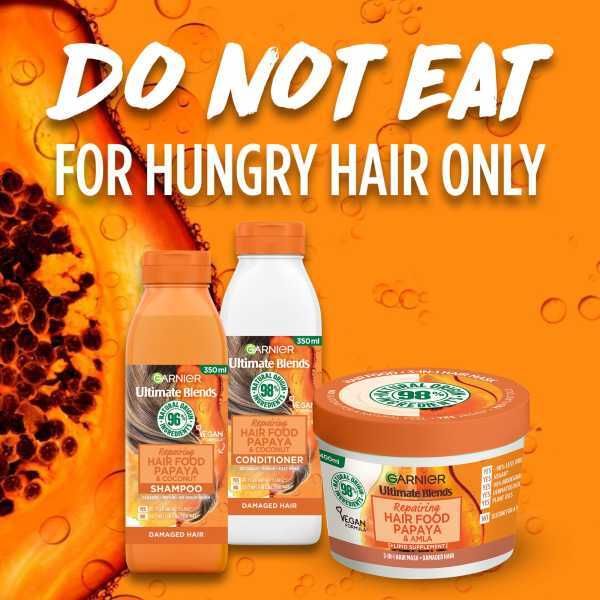 Garnier Ultimate Blends Hair Food Papaya Shampoo 350ml