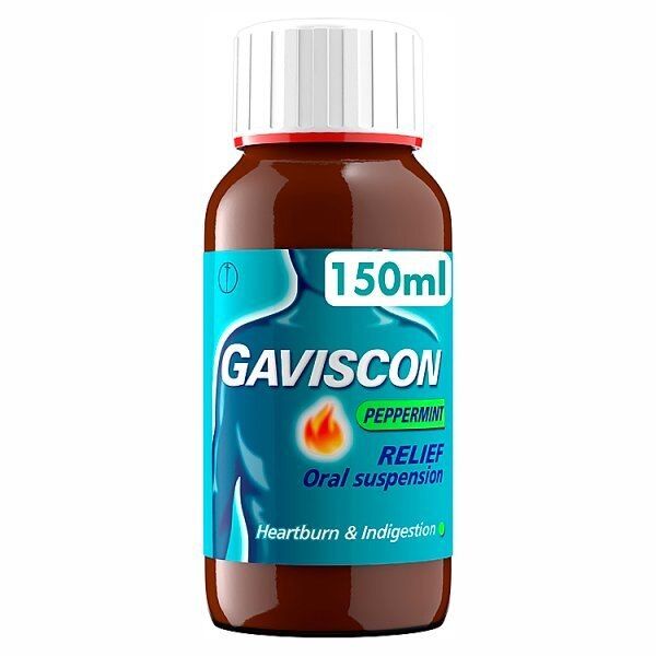 Gaviscon Heartburn & Indigestion Liquid Peppermint 150ml