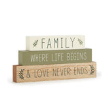 George Home Freestanding Family Plaque