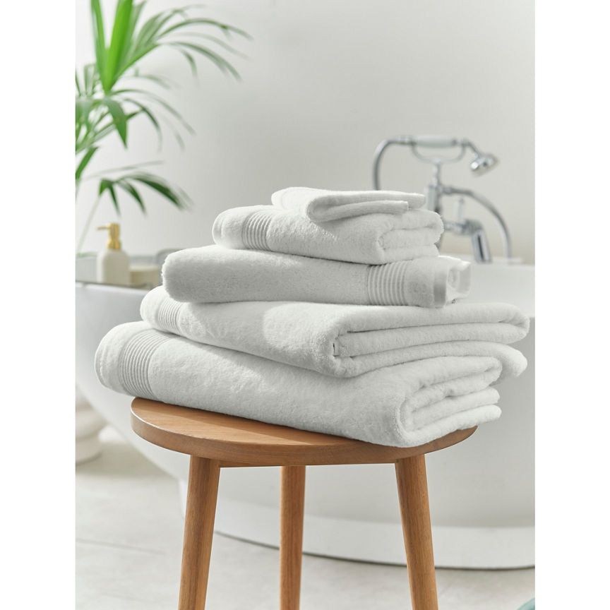 George Home White Egyptian Cotton Bath Sheet