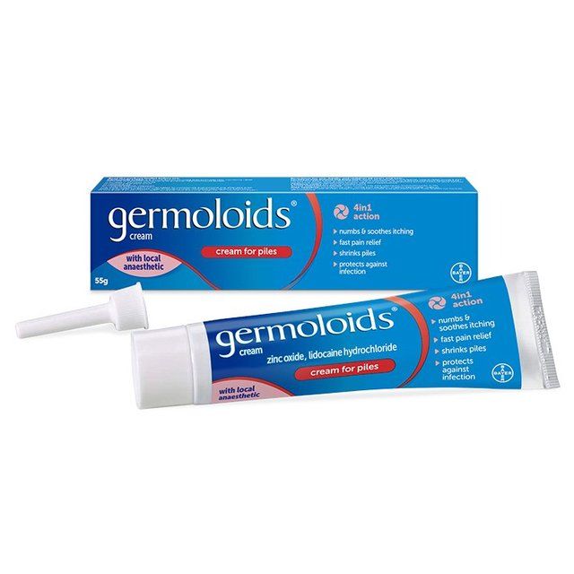 Germoloids Triple Action Haemorrhoids & Piles Cream 55g