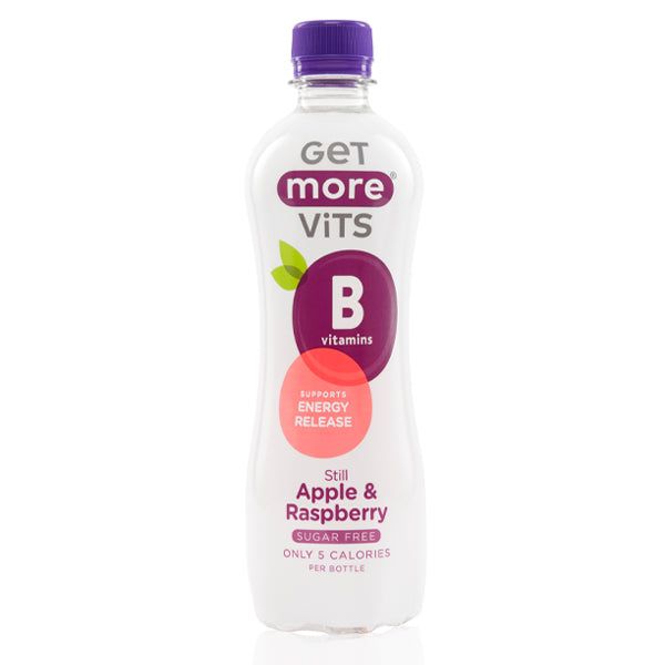 Get More Vits B Vitamins Still Apple & Raspberry 12x500ml