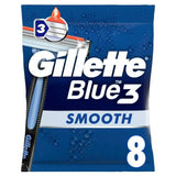 Gillette Blue 3 Dispsable Razors x8