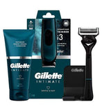 Gillette Intimate Trimmer Starter Set with Razor, Shave Cream and Cleanser