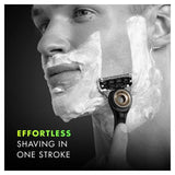 Gillette Labs Exfoliating Razor With Magnetic Stand Black & Gold Edition