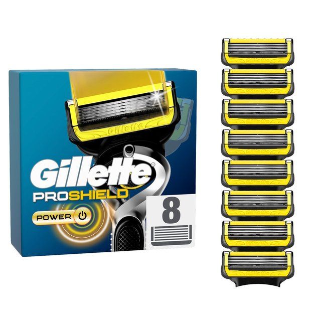 Gillette ProShield Power Razor Blades 8 per pack