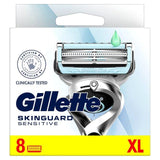 Gillette SkinGuard Sensitive Razor Blades 8 per pack