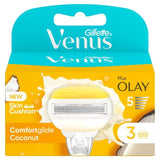 Gillette Venus Comfortglide Razor Blades with Olay Coconut 3 per pack