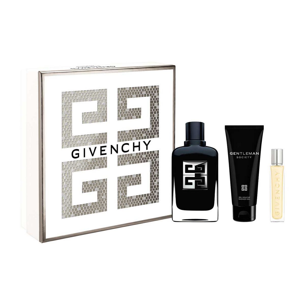 Givenchy Gentleman Society Eau De Parfum 100ml With Shower Gel & Travel Spray