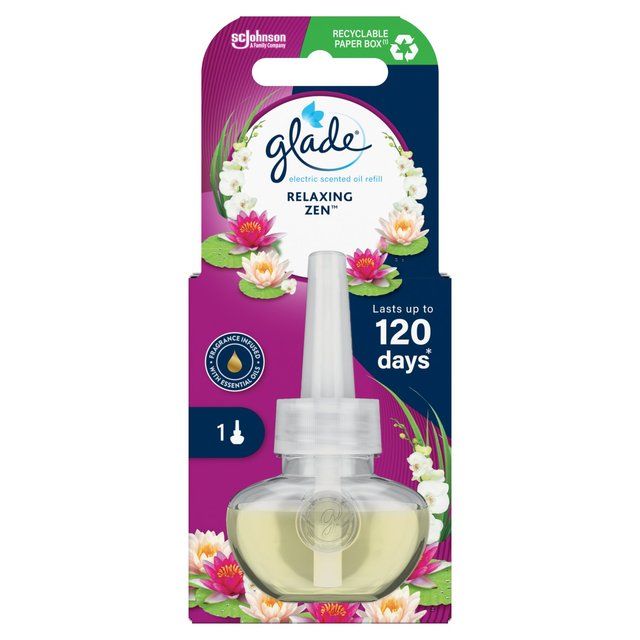 Glade Plug In Refill Electric Scented Oil Relaxing Zen 20ml