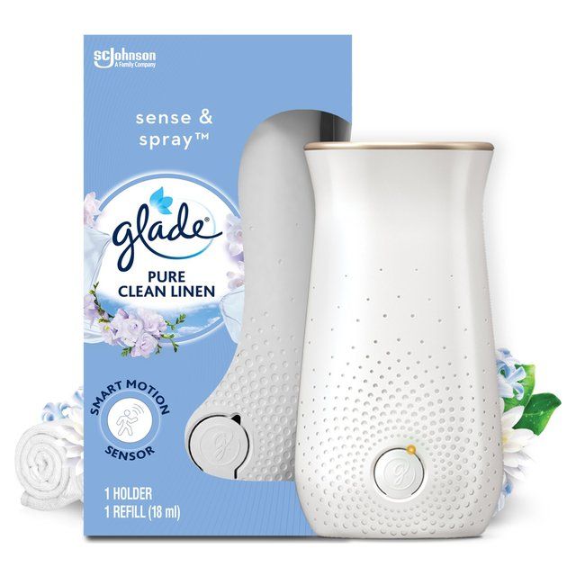 Glade Sense & Spray Holder & Refill Clean Linen Air Freshener   18ml
