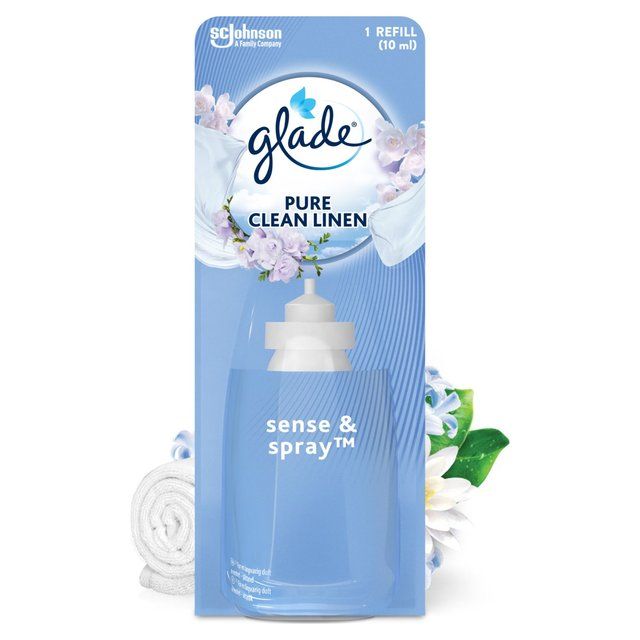 Glade Sense & Spray Refill Clean Linen Air Freshener   18ml