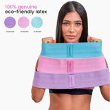 Gluteboost Resistance Bands Legs & Booty 3 Sets + Carry Bag
