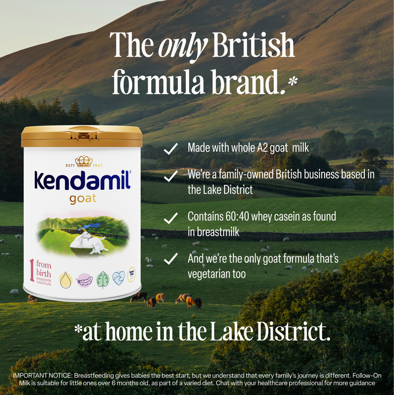 Kendamil goat infant formula, UK version