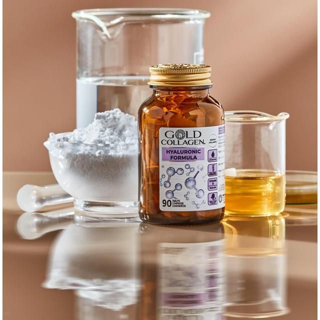 Gold Collagen Hyaluronic Formula Tablets 90 per pack