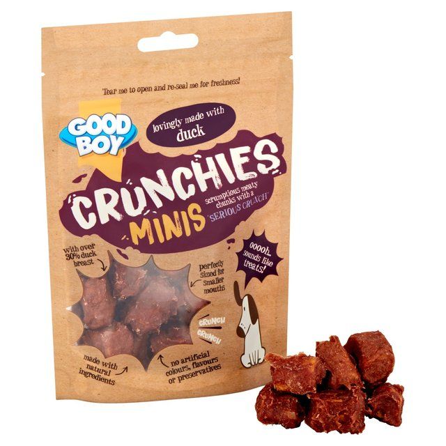 Good Boy Crunchies Duck Mini Reward Dog Treats 60g