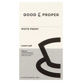 Good & Proper Tea - Loose Leaf White Peony White Tea 60g