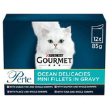 Gourmet Perle Ocean Delicacies in Gravy Wet Cat Food 12 x 85g