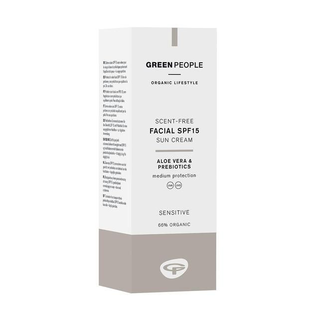 Green People Facial SPF15 Moisturiser Scent Free 50ml