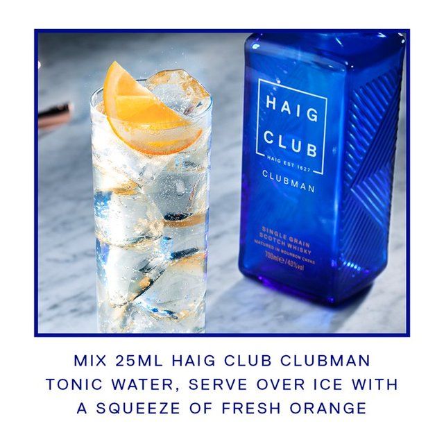 Haig Club Clubman Single Grain Scotch Whisky 1L