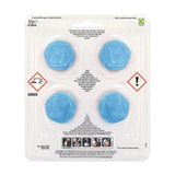 Harpic Hygienic & Fresh Marine Stickers Toilet Freshener 4 per pack