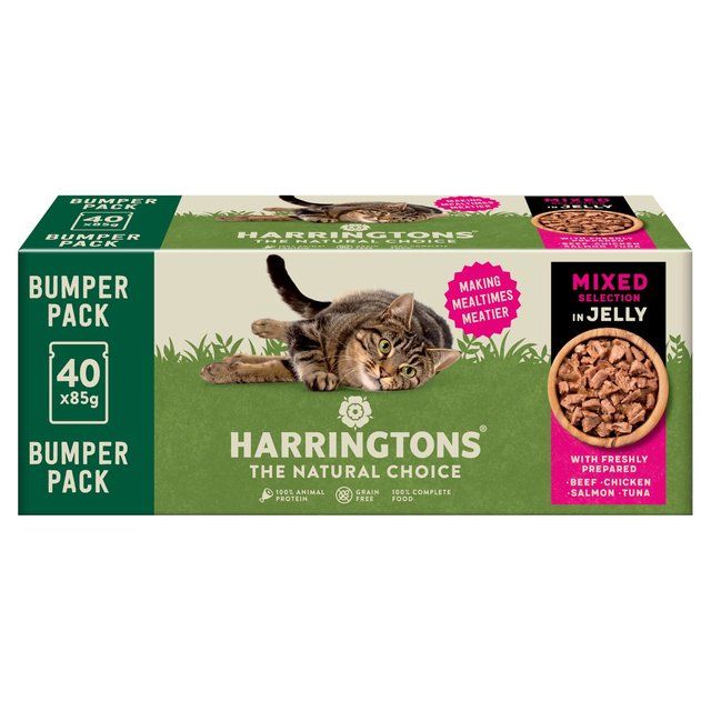 Harringtons Wet Cat Mixed in Jelly 40 x 85g